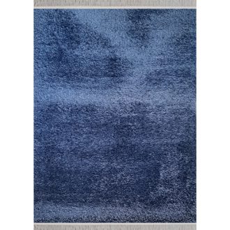 قالیچه شگی آبی